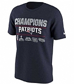 Men's New England Patriots Nike 5-Time Super Bowl Champions Celebration T-Shirt - Navy FengYun,baseball caps,new era cap wholesale,wholesale hats